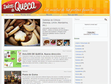 Tablet Screenshot of dulcesdequeca.com